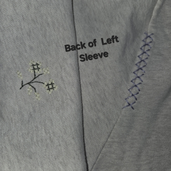 Vans Light Gray Hoodie with Embroidered Accents - Picture 8 of 9